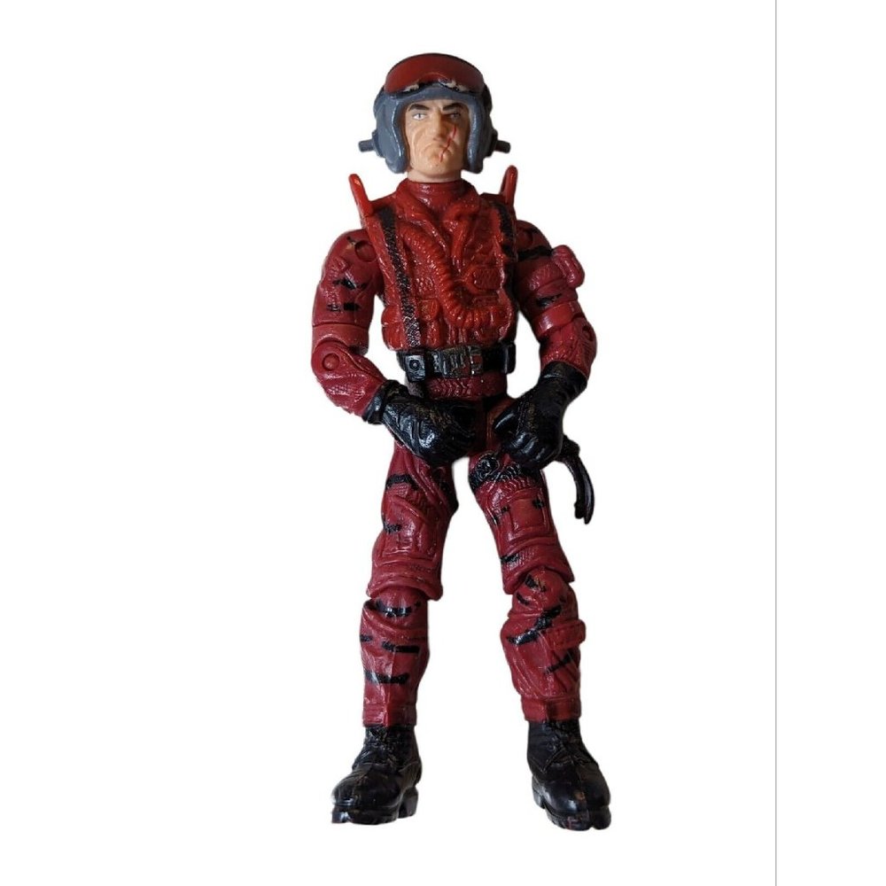 The Corps Red Vulture Pilot Military Soldier 4" Toy Action Figure 2005 Lanard